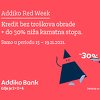 Addiko Red Week: Posebna ponuda nenamjenskih kredita uz do 30% nižu kamatnu stopu