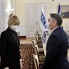 Komšić i Džaferović se sastali sa Helgom Mariom Schmid u Predsjedništvu BiH