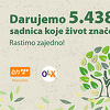 Zajednička akcija pošumljavanja  OLX.ba i BH Telecoma, 5.438 sadnica za život