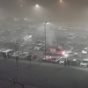 Na parkingu na Dobrinji gorjelo šest automobila, uhapšena jedna osoba