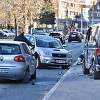 Sarajevo: Težak sudar na Kovačićima, jedan automobil se prevrnuo na krov