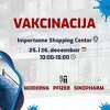 Vakcinacija ovog vikenda u Importanne Centru u Sarajevu
