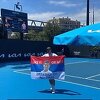 Srbijanski teniser nakon pobjede razvio zastavu sa snažnom porukom podrške Đokoviću