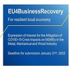 EU4BusinessRecovery: Javni poziv za prijavu interesa u metalnoj i drvnoj industriji