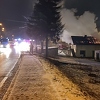 Požar na porodičnoj kući kod Vogošće, vatrogasci na terenu