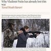 Izraelski historičar: Vladimir Putin je već izgubio rat u Ukrajini