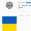 Balenciaga profile na društvenim mrežama usmjerila na širenje svijesti o Ukrajini