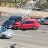 Sudar dva automobila u Alipašinoj ulici u Sarajevu, na vozilima zabilježena materijalna šteta