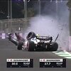 Mick Schumacher doživio tešku nesreću u Saudijskoj Arabiji, bolid se od siline udara prepolovio