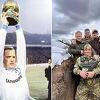 Bio je osvajač Zlatne lopte 1986. godine, a sada je s puškom u rovu oduševio Ukrajince