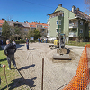 U ulici Sarajevskih ilegalaca u toku izgradnja novog sportskog igrališta