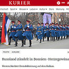 Austrijski Kurier: Zapad strahuje da bi Rusija mogla "zapaliti" BiH
