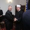 Upriličeno tradicionalno čestitanje kod reisa Kavazovića povodom Bajrama