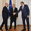 Charles Michel stigao u Predsjedništvo BiH, dočekali ga Džaferović i Dodik