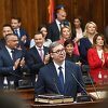 Vučić položio zakletvu, predsjedničkoj ceremoniji prisustvovali Dodik i Cvijanović