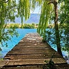 Bajkoviti mol nad Mostarskim jezerom postao je jedno od omiljenih mjesta za fotografiranje