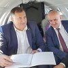 Milorad Dodik objavio fotografiju iz aviona kojim putuje za Brisel, opozicionari nisu s njim