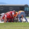 Pogledajte kako izgleda vježba spašavanja putnika nakon pada aviona na aerodromu u Tuzli