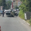 Saobraćajna nesreća u Rajlovcu, automobil završio na krovu