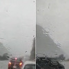 Grad izazvao saobraćajni kolaps na putu Jablanica - Mostar