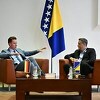 Denis Bećirović ugostio Adisa Ahmetovića, zahvalio mu se na angažmanu za BiH u Bundestagu