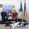 Načelnik Tanović uručio novu opremu Aji Basarić, državnoj reprezentativki u streljaštvu