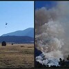 Na Čvrsnici vojni helikopter gasi požar koji prijeti parku prirode Blidinje