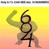 Samo 0,1 posto ljudi na ovoj fotografiji vidi deset brojeva, jeste li među njima