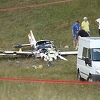 Snimak sa mjesta pada sportskog aviona na Nišićima gdje je stradalo dvoje Austrijanaca