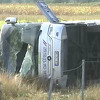 Prevrnuo se autobus na autoputu kod Leskovca, jedna osoba poginula