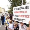 Građani ponovo protestuju ispred OHR-a, protive se nametanju izmjena Izbornog zakona