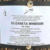 U Imotskom osvanula smrtovnica za kraljicu Elizabetu, nekima nije bilo nimalo smiješno