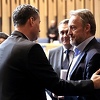 Prvi susret Bećirovića i Izetbegovića nakon izbora, rukovali se i razmijenili nekoliko riječi