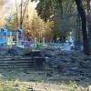 Stravične scene iz dječijeg parka u centru Kijeva, mjesto za igru sravljeno sa zemljom