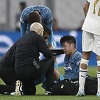 Sonu nakon udarca u potpunosti zatvoreno lijevo oko, upitan za derbi s Liverpoolom