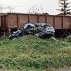 Živinice: Stravičan sudar automobila i voza, dvije osobe povrijeđene