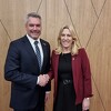Željka Cvijanović u Tirani razgovarala sa austrijskim kancelarom Karlom Nehamerom