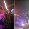 Gornji Vakuf-Uskoplje, Žepče, Čapljina... Slavi se pobjeda Hrvatske, navijači na vatrogasnim kolima