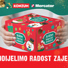 Konzum i Mercator će putem udruženja "Pomozi.ba" donirati "Slatke paketiće radosti"