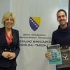 Ministrica Đapo susrela se s nagrađenim bh. putopiscem Robertom Dacešinom