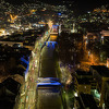 Sarajevski mostovi u bojama EU povodom dodjeljivanja kandidatskog statusa BiH