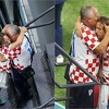 Fotografije koje govore hiljade riječi: Modrić nakon osvajanja bronze otrčao ocu u zagrljaj