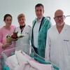 Gradonačelnik Konjica posjetio i darovao prvorođenu bebu u 2023. godini