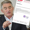 Komšić tvrdi da ga niko nije zvao u Osmorku, no zvanični dokument pokazuje drugačije
