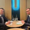 Plenković se sastao s Vučićem, razgovarali su pola sata o odnosima Hrvatske i Srbije
