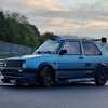 Volkswagen Golf Mk2 s 509 KS u krugu na Nurburgringu