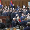 Haos u Skupštini Srbije: Vučić vrijeđao opoziciju, u jednom trenutku izbila i tučnjava