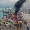 Nakon razarajućeg zemljotresa u turskoj luci Hatay izbio požar