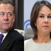 Baerbock izjavila da Rusija treba promjenu za 360 stepeni, Medvedev je ismijao: Majstore geometrije