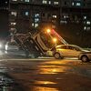 U Sarajevu se prevrnulo vozilo pauk službe i oštetilo jedan automobil